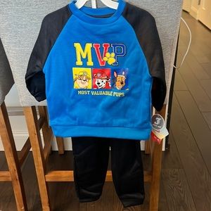 Three piece toddler paw patrol set